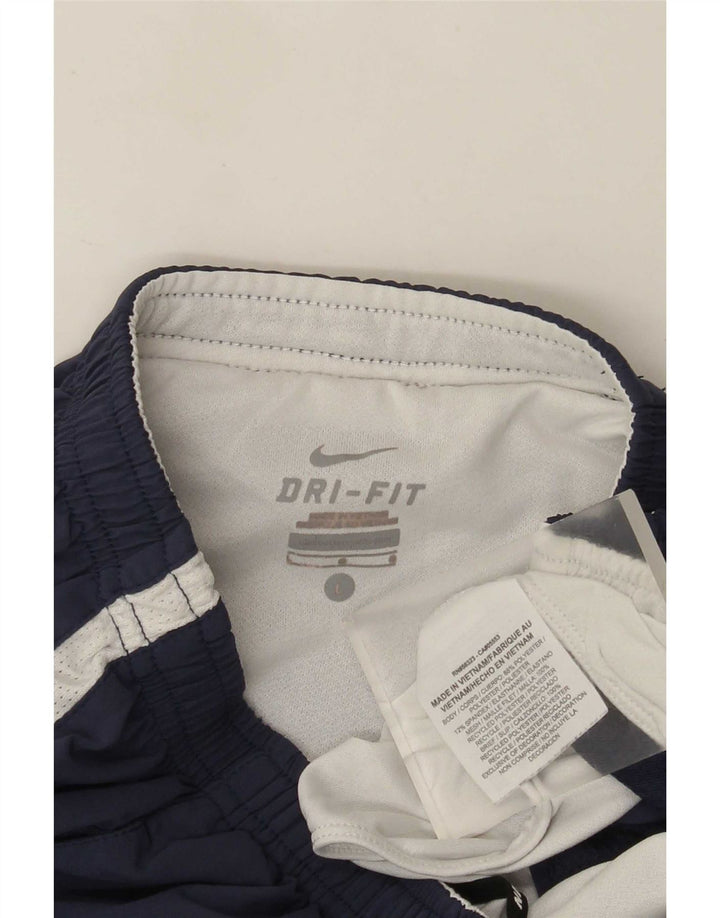 Nike Herren Dri Fit Sportshorts, groß, marineblaues Farbblock-Polyester