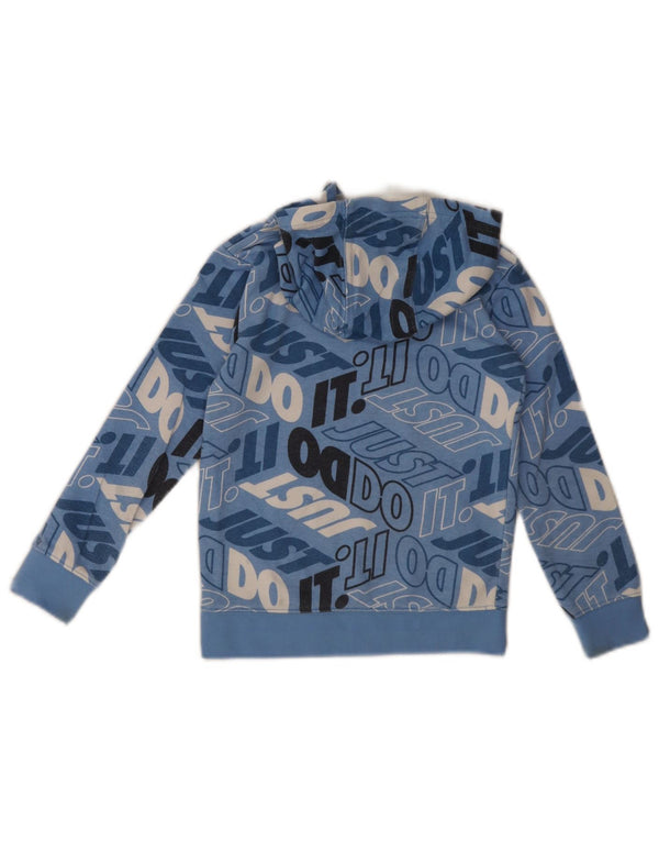 Nike Jungen-Pullover mit Kapuze und Grafik, 4–5 Jahre, Größe S, Blau, Sport