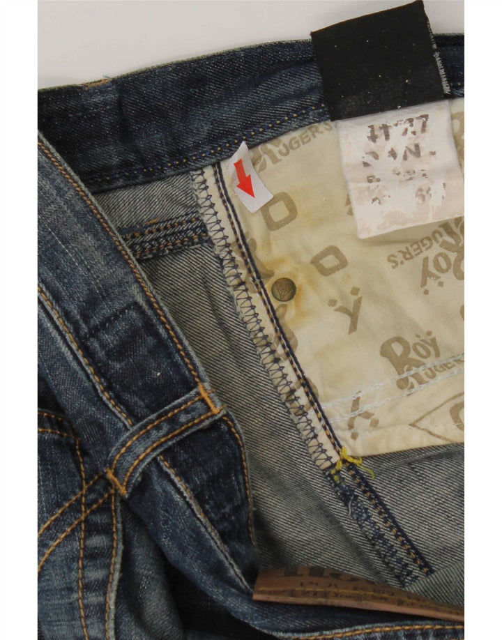 Roy Rogers Damen Slim Jeans W27 L32 Blaue Baumwolle
