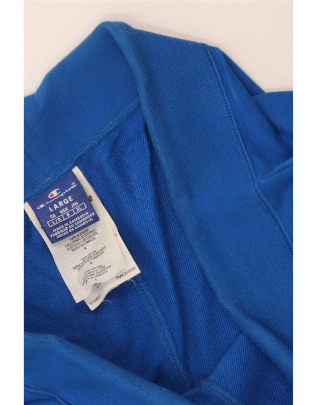 Champion Herren Sportshorts mit Grafik, Größe L, Blau, Baumwolle