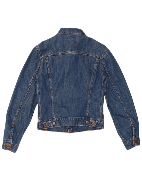 LEVI'S Jeansjacke für Mädchen, 10–11 Jahre, mittelblaue Baumwolle