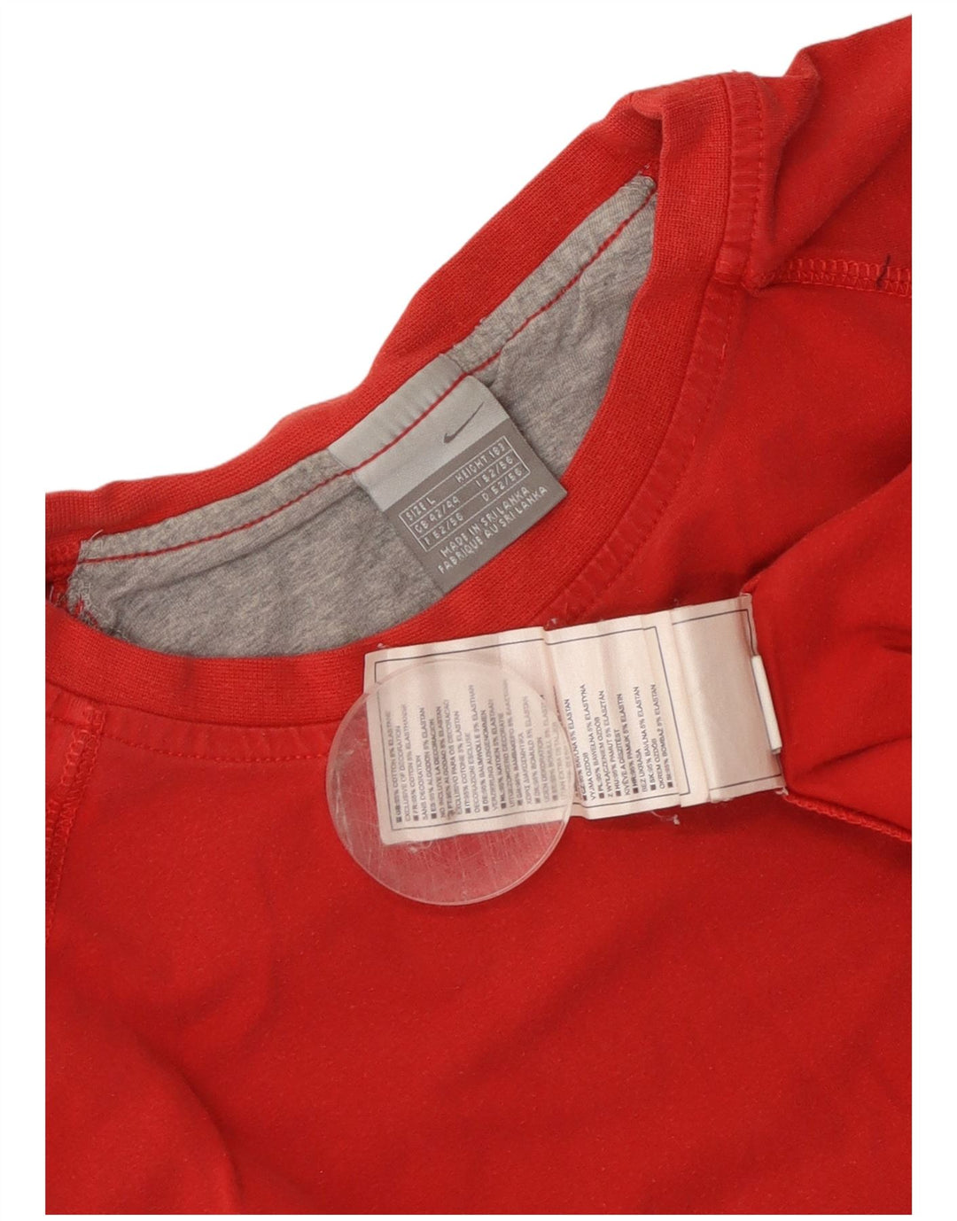 Nike Herren Weste Top UK 42/44 Große rote Baumwolle