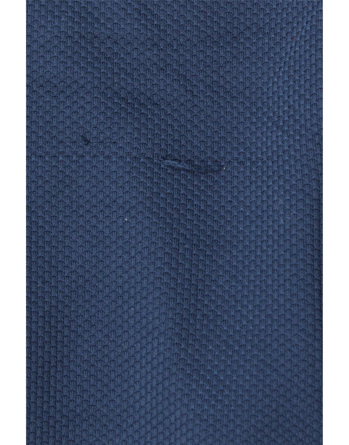 UNDER ARMOUR Herren Cold Gear Sweatshirt-Pullover mit Knopfleiste in mittlerem Marineblau