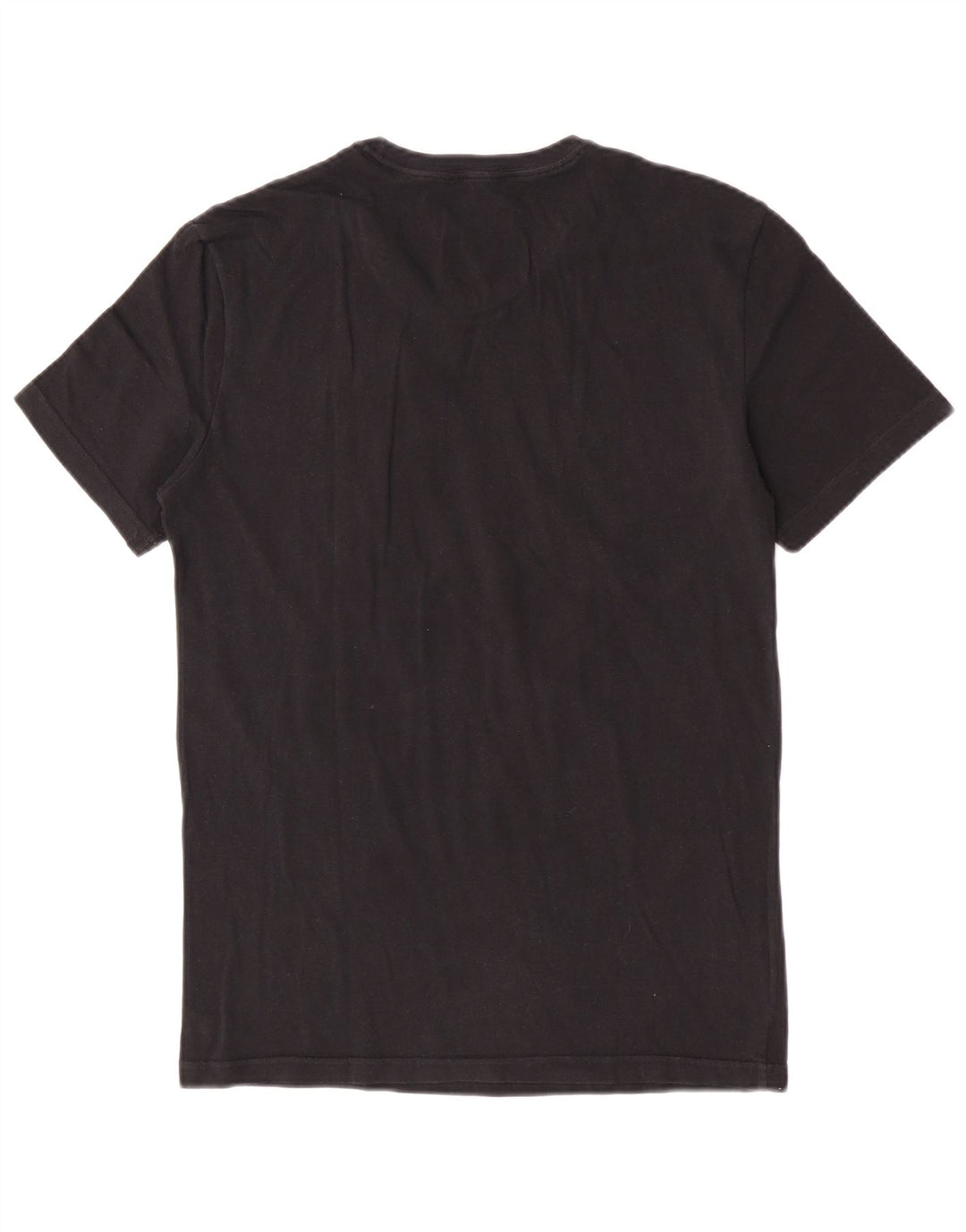 Nike Herren Dri Fit T-Shirt-Oberteil aus mittelschwarzer Baumwolle