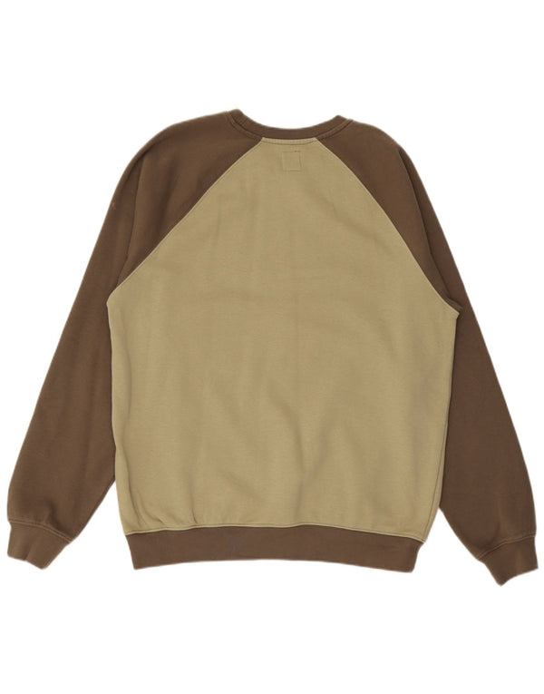 VANS Herren-Sweatshirt-Pullover, mittlere Khaki-Farbblock-Baumwolle