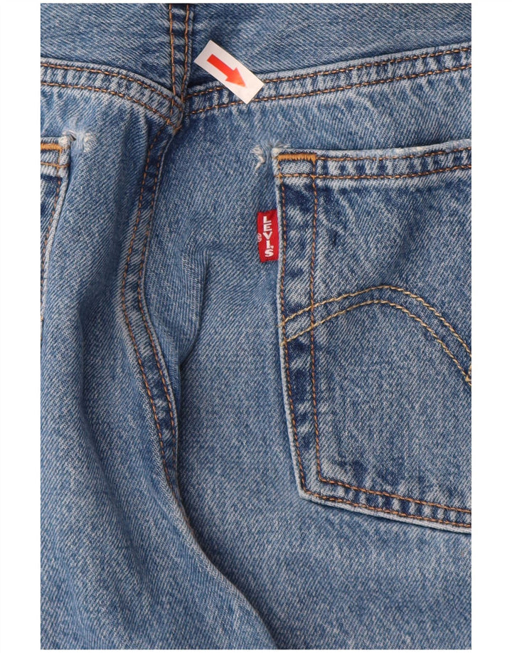 Levi's Damen 501 Straight Jeans W30 L30 Blau