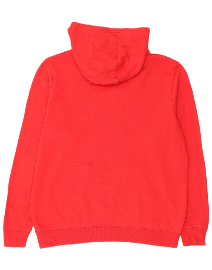 Animal Herren-Kapuzenpullover mit Grafik, mittelrote Baumwolle
