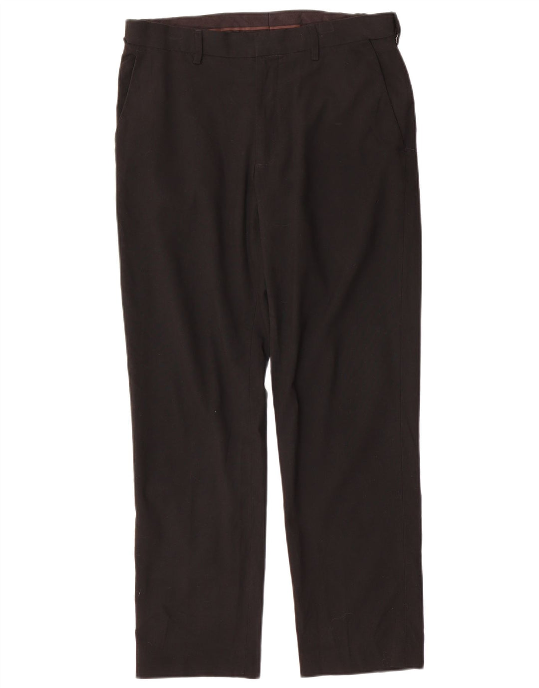 Marks & Spencer Herren Straight Regular Fit Chinohose W32 L29 Schwarz