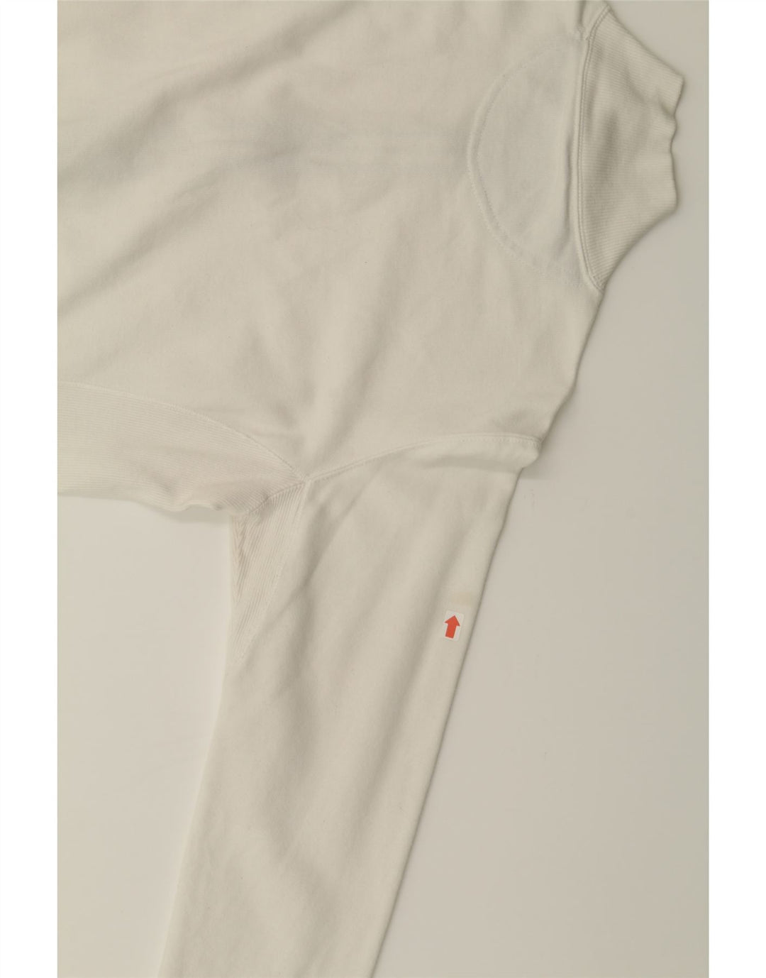 CHAMPION Womens Crop Tracksuit Top Jacket UK 16 Large White Cotton Vintage Champion and Second-Hand Champion from Messina Hembry 