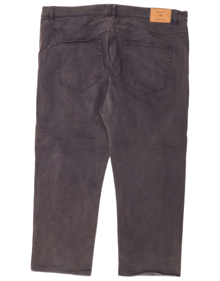 Gant Herren Straight Jeans W42 L28 Marineblaue Baumwolle