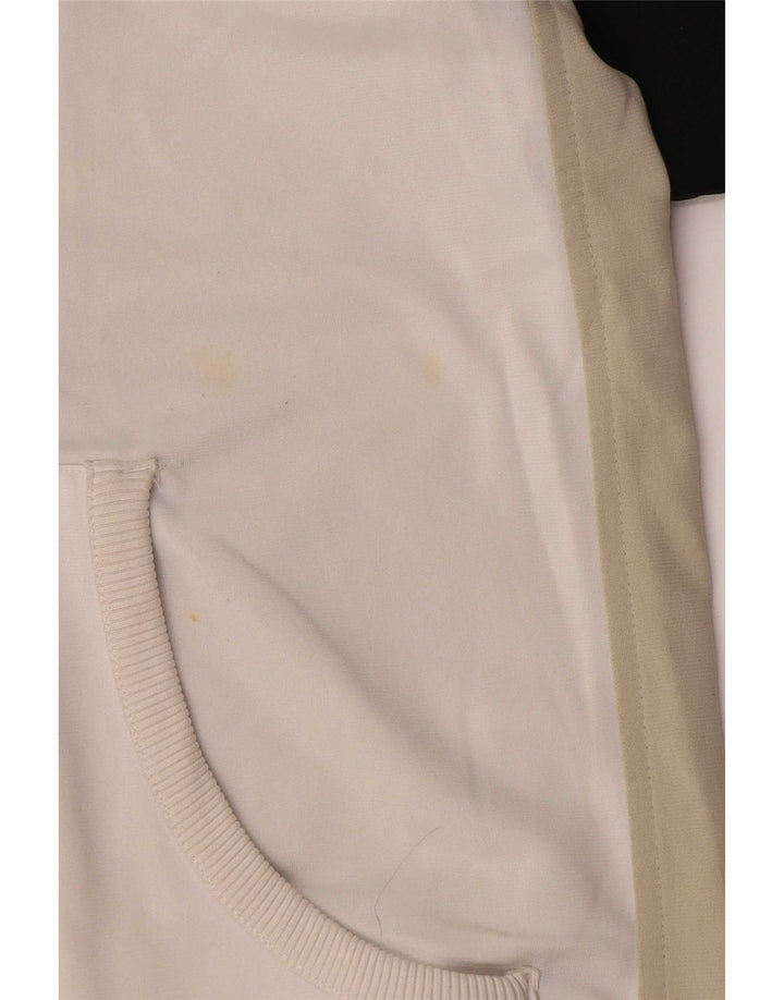 Nike Herren-Trainingsanzugoberteil mit Grafik, UK 38/40, Mittelweiß, Farbblock