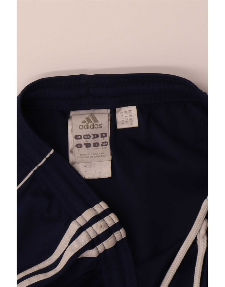 Adidas Damen Climalite Sport Shorts UK 14 Large Marineblau Polyester