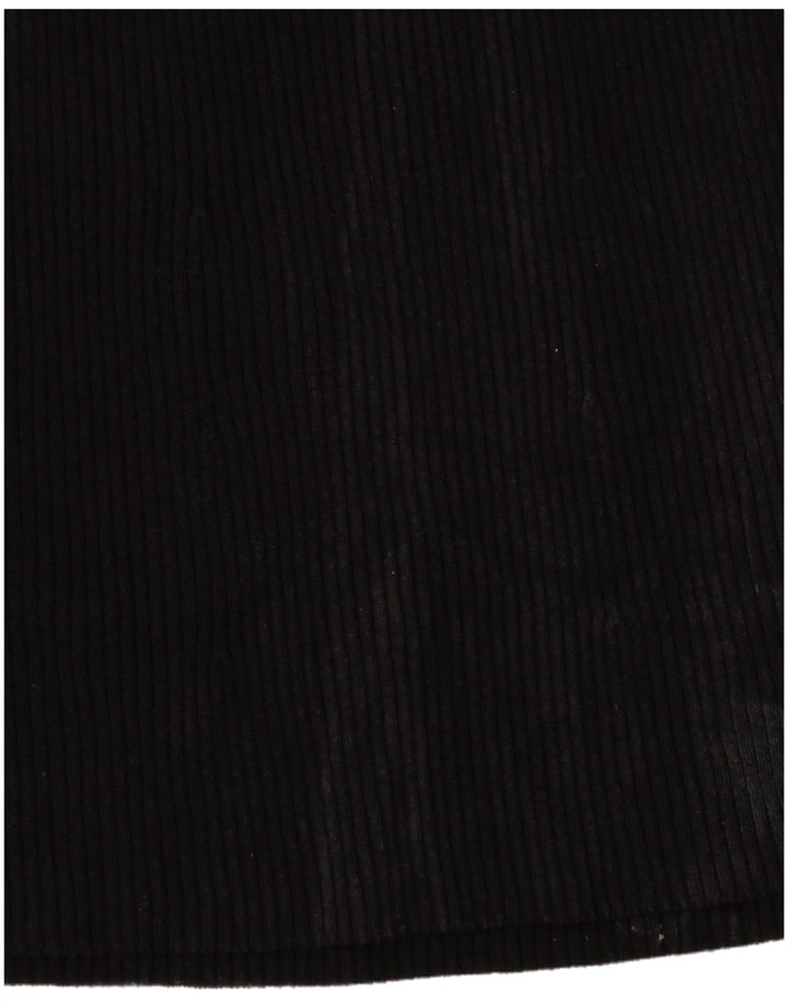ZARA Damen Pulloverkleid UK 6 Small Schwarz Viskose
