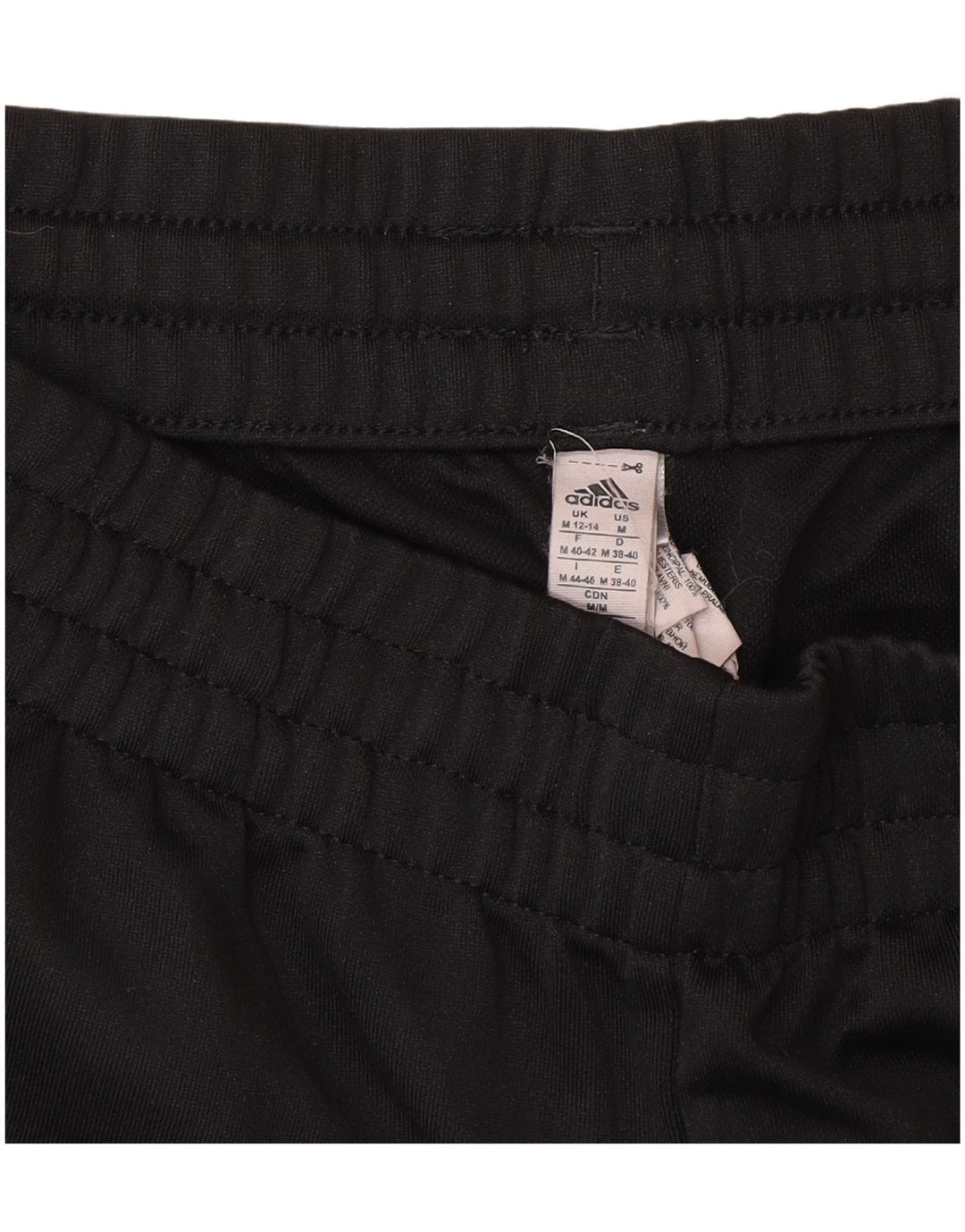 ADIDAS Womens Tracksuit Trousers UK 12/14 Medium Black Polyester