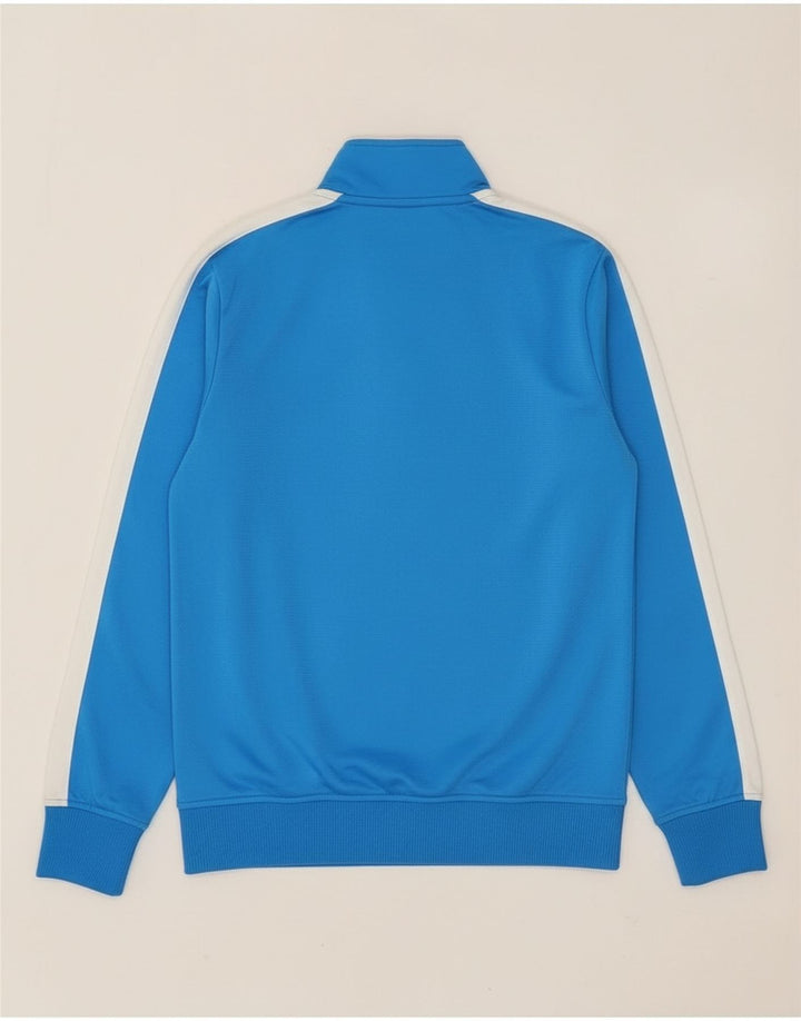 Puma Jungen-Trainingsanzug-Top-Jacke, 13–14 Jahre, blaues Farbblock-Polyester