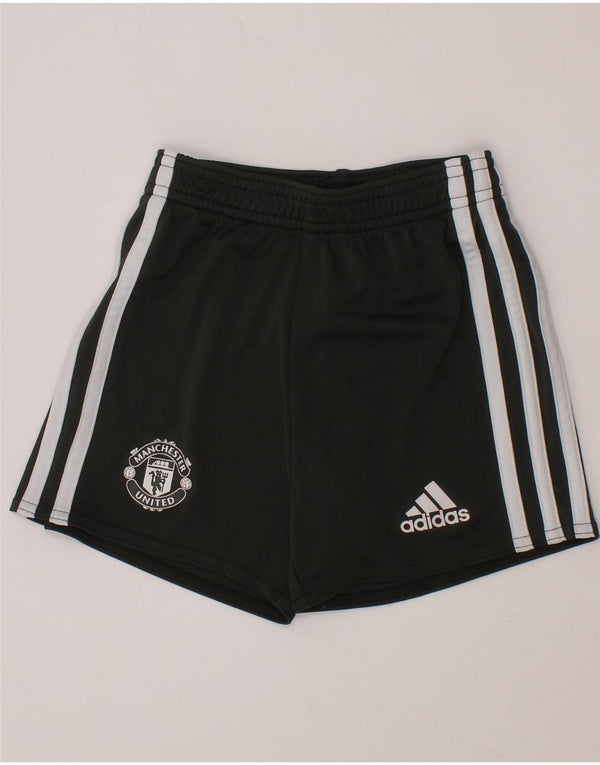 ADIDAS Manchester United Sportshorts für Jungen, 3–4 Jahre, schwarzes Polyester