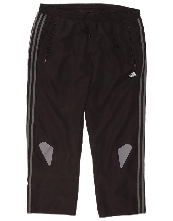 Adidas Damen Climacool Crop Trainingshose UK 16 Large Schwarz