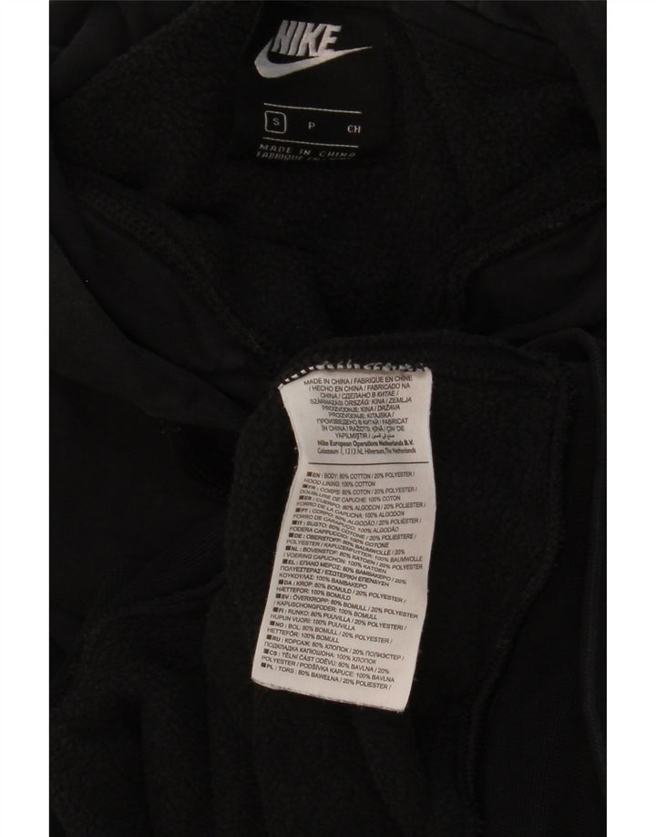 NIKE Herren Kapuzenpullover, Größe S, Schwarz, Baumwolle