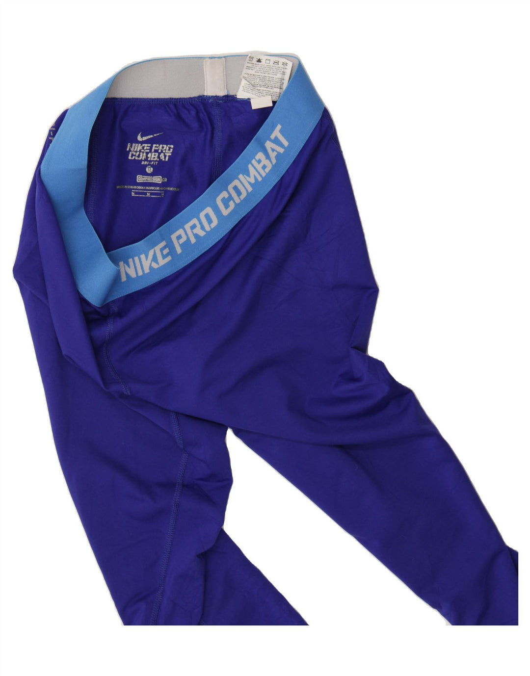 NIKE Womens Graphic Crop Leggings UK 12 Medium Purple Polyester Vintage Nike and Second-Hand Nike from Messina Hembry 