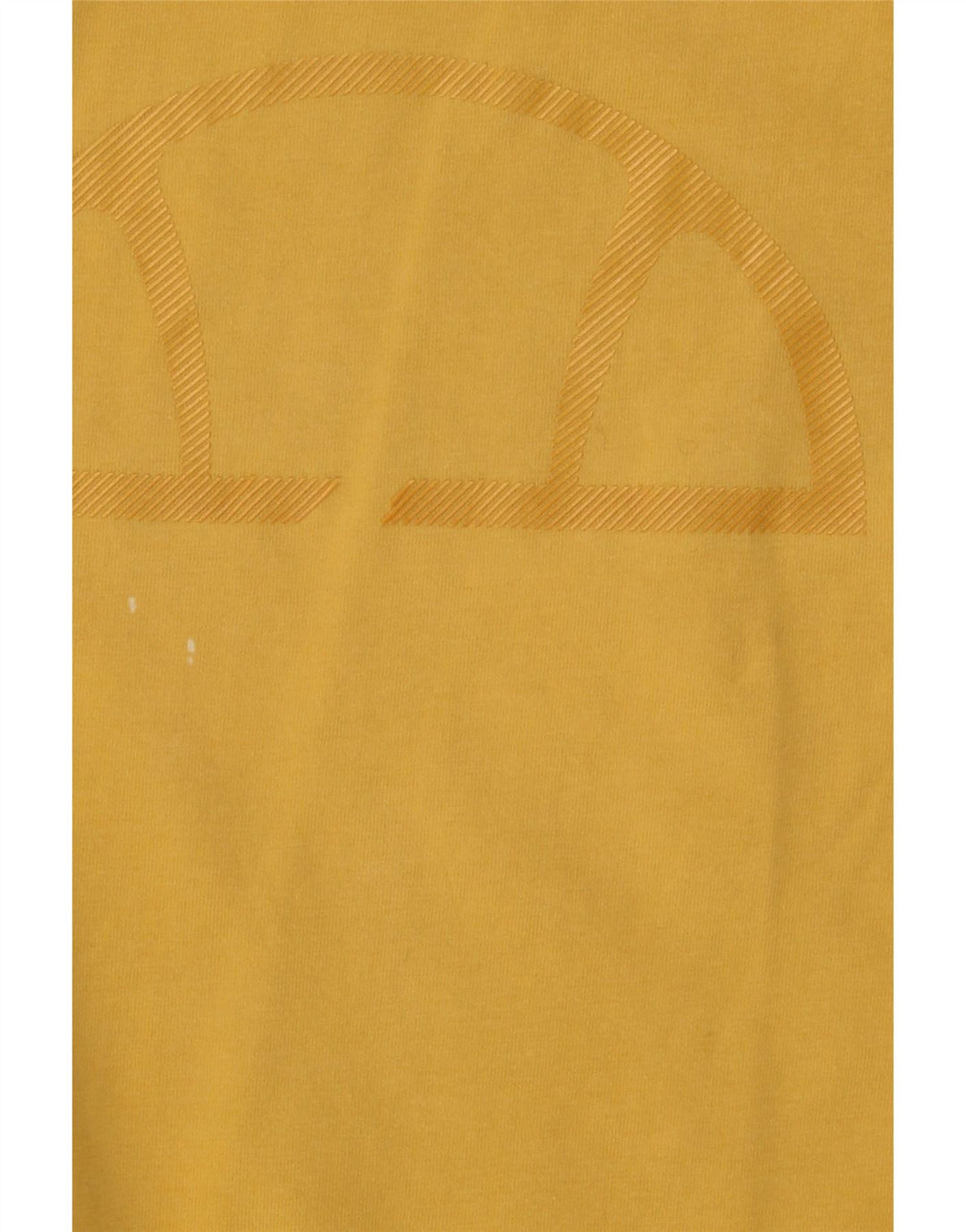 ELLESSE Womens Graphic T-Shirt Top UK 12 Medium Yellow Cotton Vintage Ellesse and Second-Hand Ellesse from Messina Hembry 