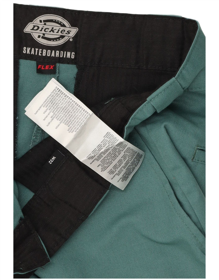 Dickies Herren Flex Chino Shorts W32 Mittelgrüne Baumwolle