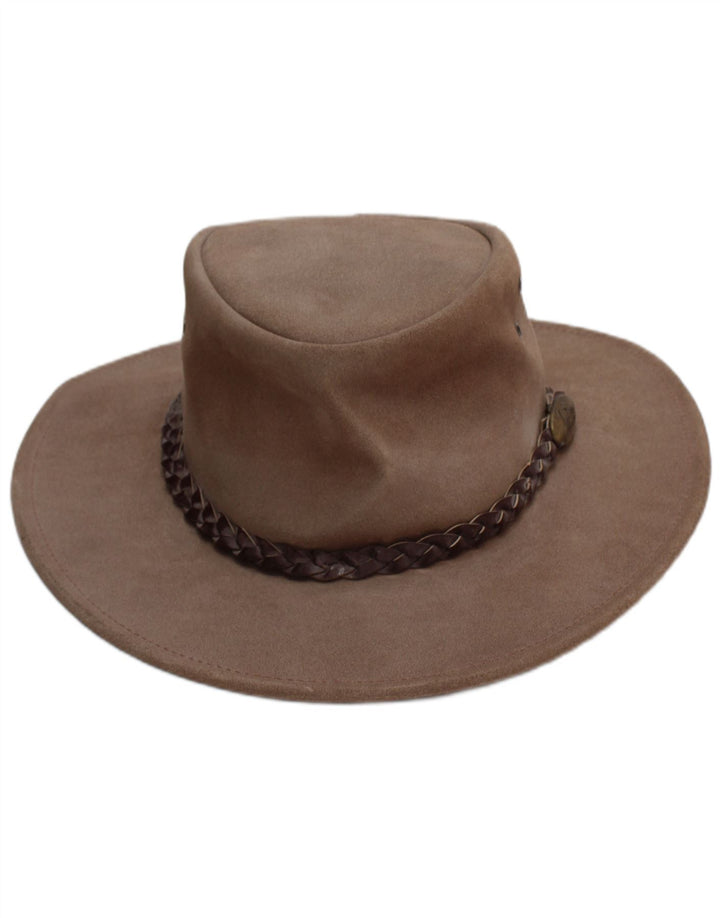 Jacaru Australia Herren-Cowboyhut aus Wildleder, mittelgroß/groß, brauner Western