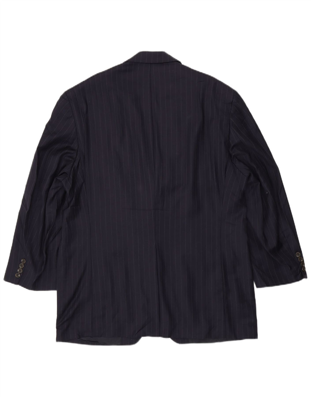 Chaps Ralph Lauren Herren Blazer Jacke UK 46 2XL Marineblau Nadelstreifen