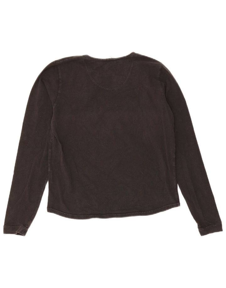 Nike Damen Top Langarm US 4/6 Small Schwarz Baumwolle