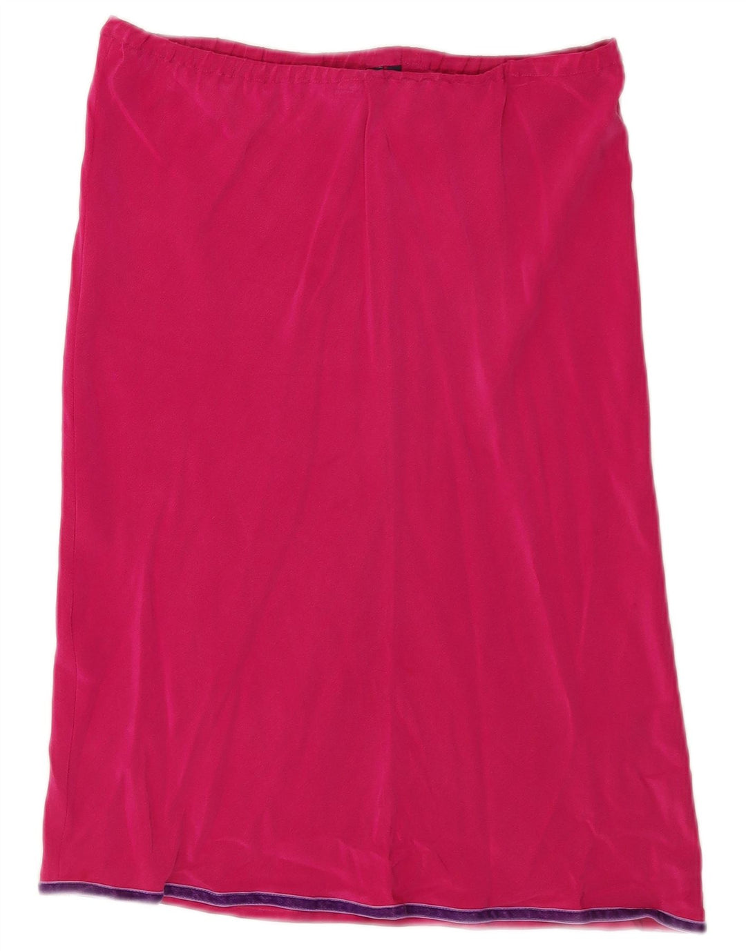 Boden Gerader Damenrock UK 10 Small W32 Rosa Seide