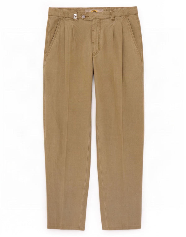 Camel Active Mens Pegged Chino Hose IT 48 Medium W30 L30 Khaki Baumwolle
