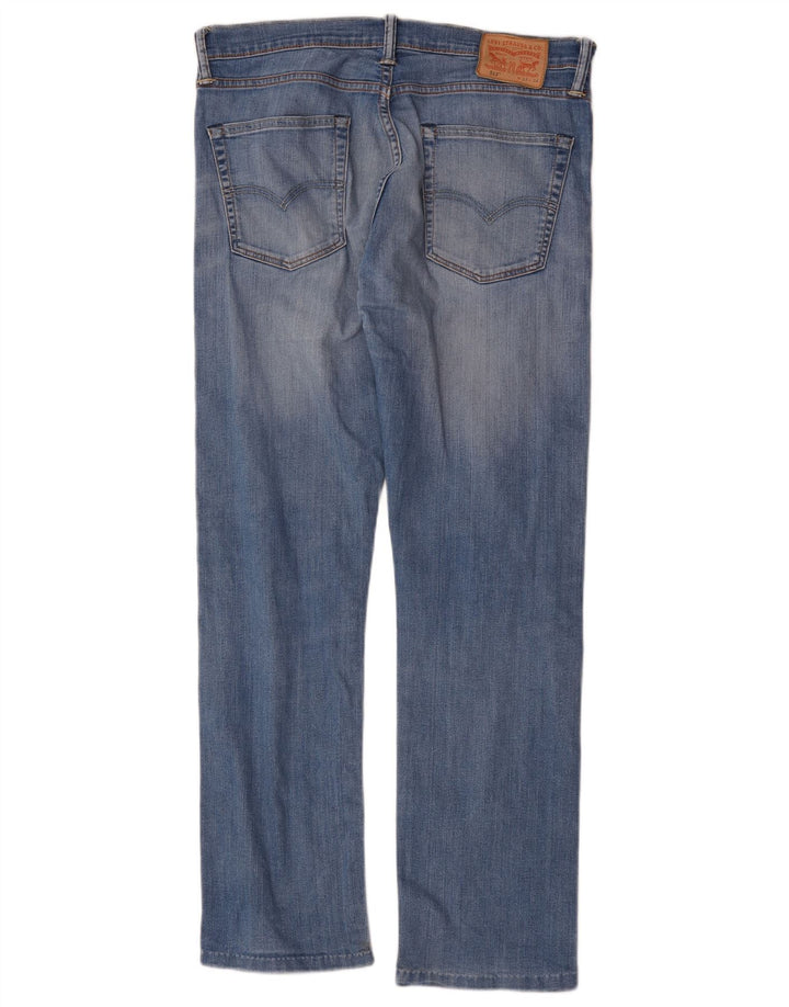 Levi's Damen 513 Straight Jeans W33 L30 Blau