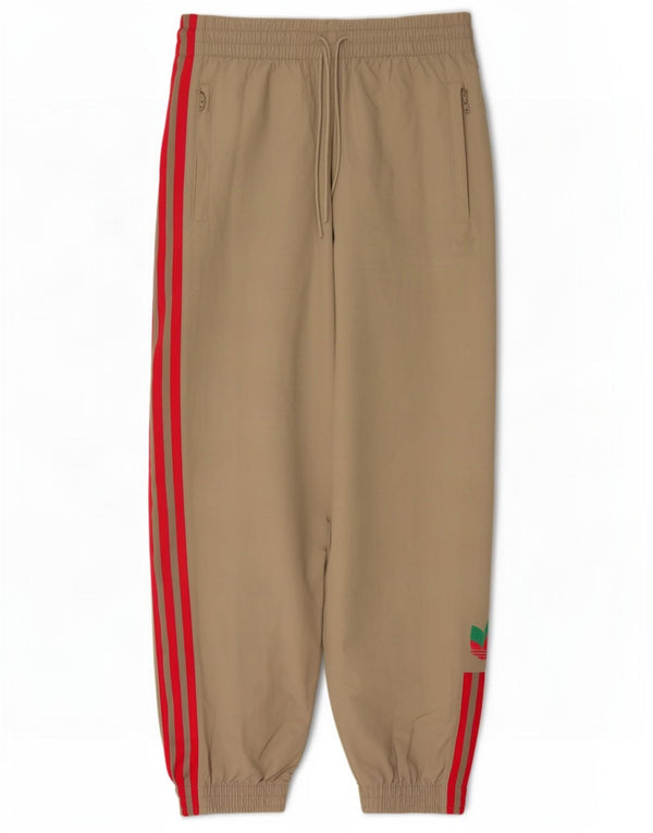 Adidas Damen Trainingshose Jogger UK 12 Medium Beige Nylon