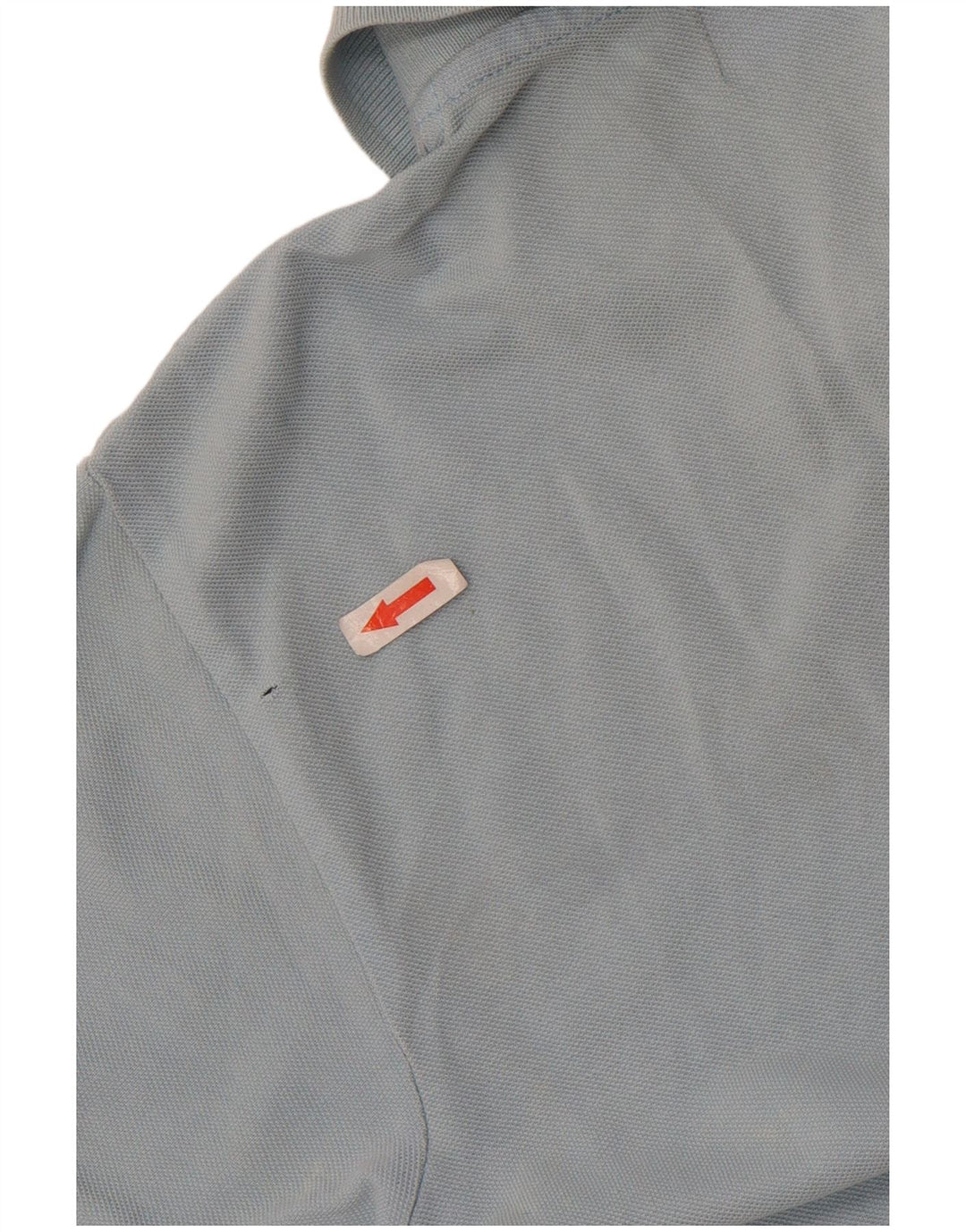 Kappa Damen Poloshirt UK 12 Mittelblaue Baumwolle