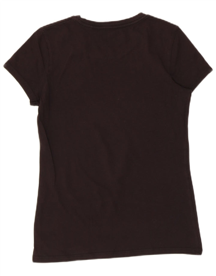 LEVI'S Womens Graphic T-Shirt Top UK 6 XS Black