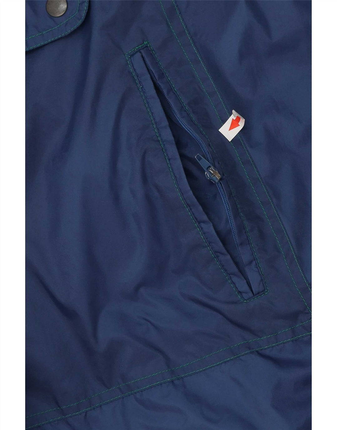 Marcel Clair Herren-Regenjacke mit lockerer Passform, UK 42, XL, Marineblau, Farbblock