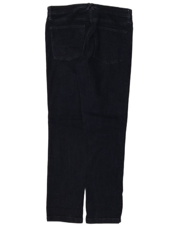 White Stuff Damen Straight Jeans UK 12 Medium W32 L30 Marineblaue Baumwolle
