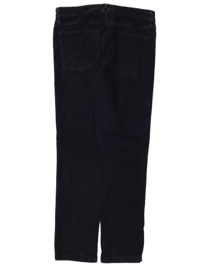 White Stuff Damen Straight Jeans UK 12 Medium W32 L30 Marineblaue Baumwolle