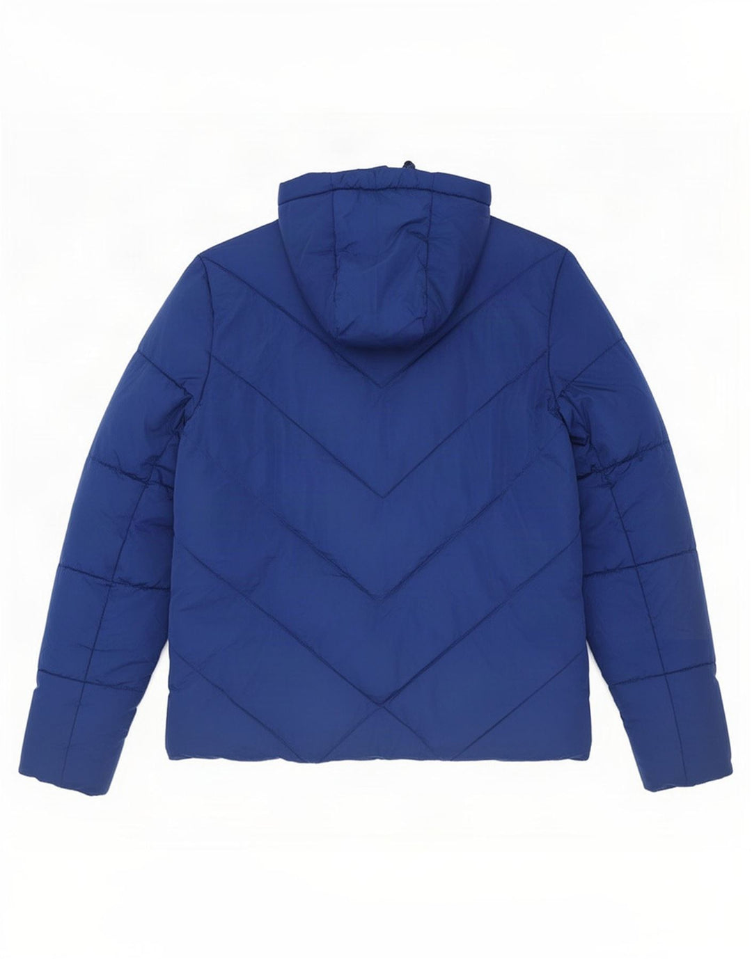 Superdry Herren-Kapuzenjacke, wattiert, UK 38, Mittelblau, Polyester