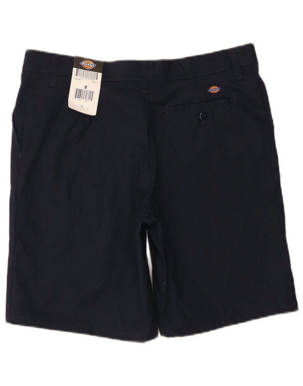 Dickies Damen Graphic Chino Shorts US 8 Medium W30 Marineblau Polyester