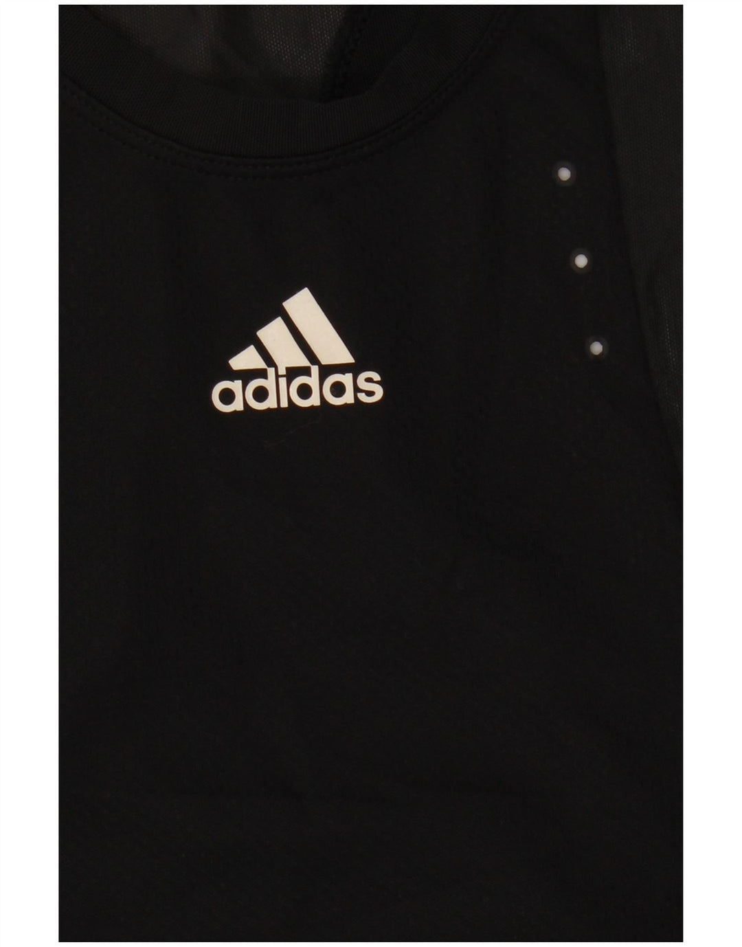 Adidas Damen Weste Top UK 12 Medium Schwarz