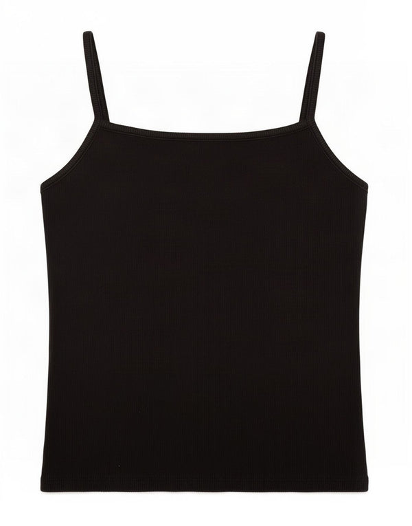 Tommy Hilfiger Damen Cami Top UK 10 Small Schwarz Baumwolle