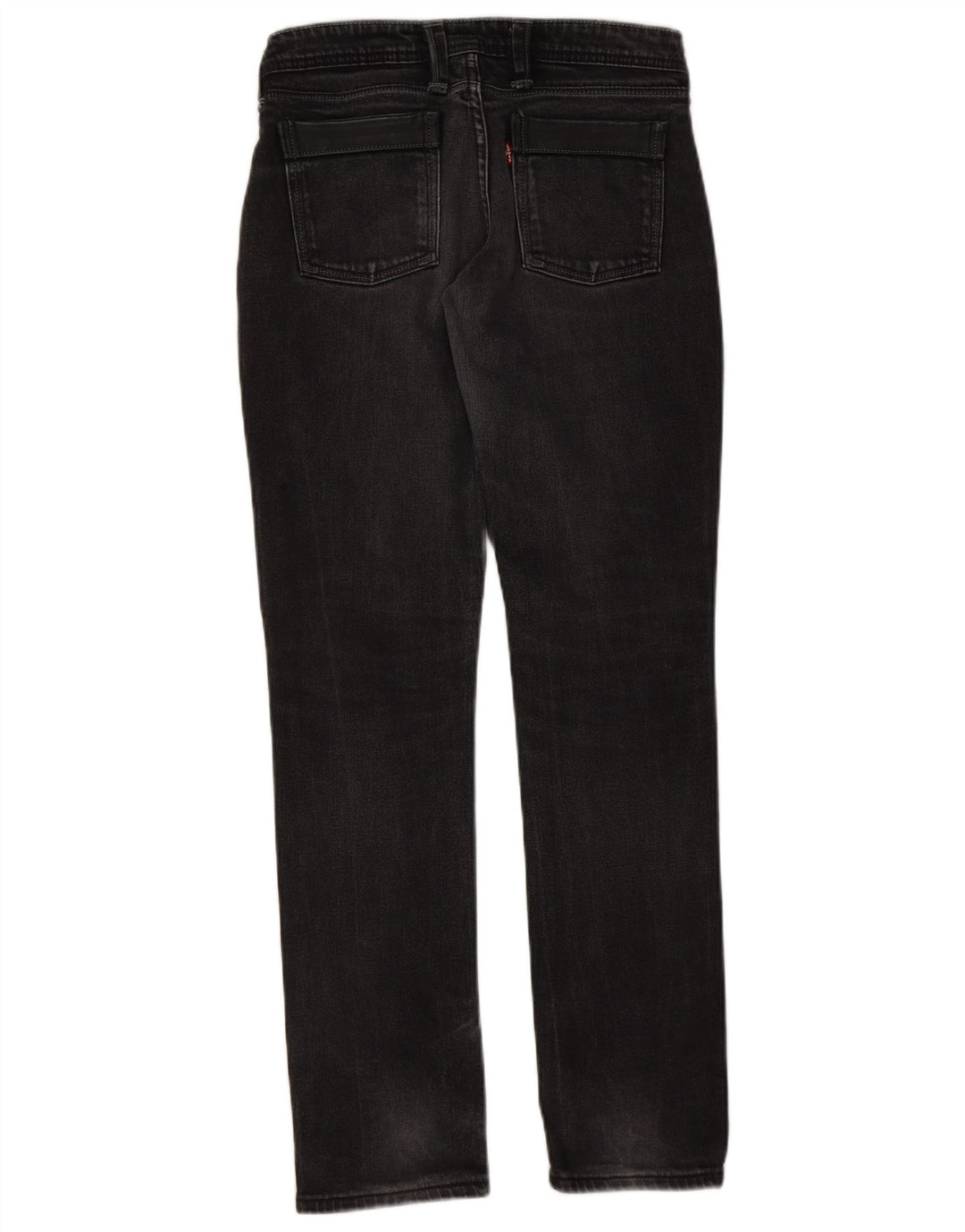 LEVI'S Damen Slim Jeans W31 L32 Schwarze Baumwolle