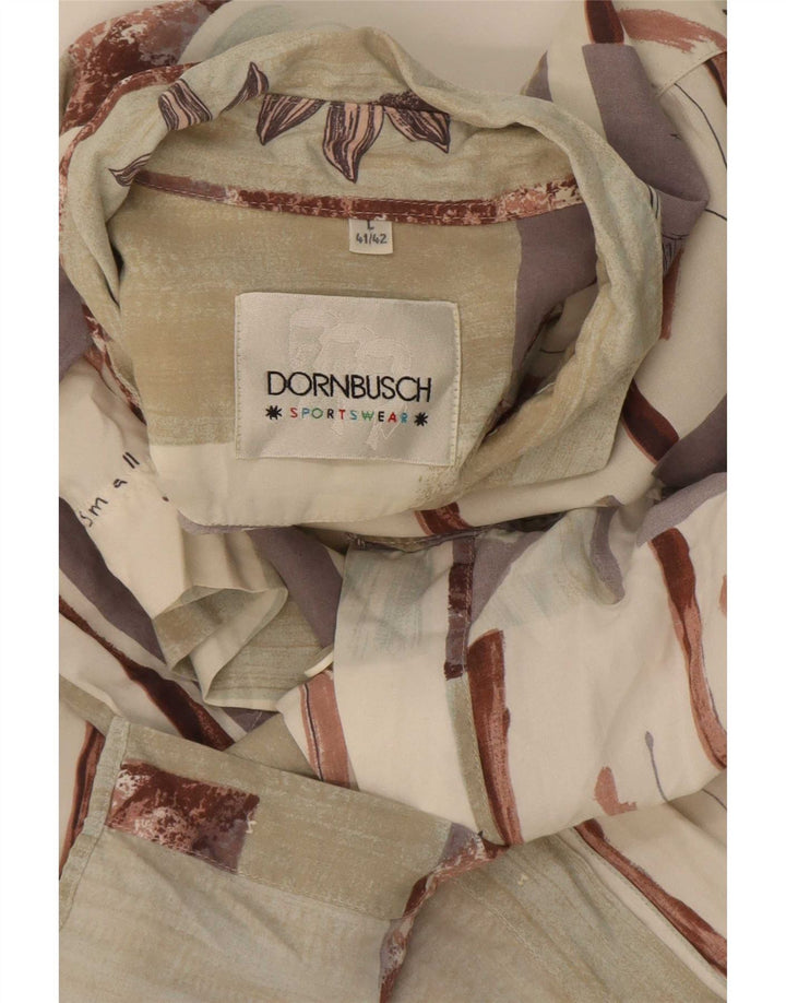 Dornbusch Herren-Kurzarmhemd, Größe 41/42, groß, mehrfarbig, Patchwork