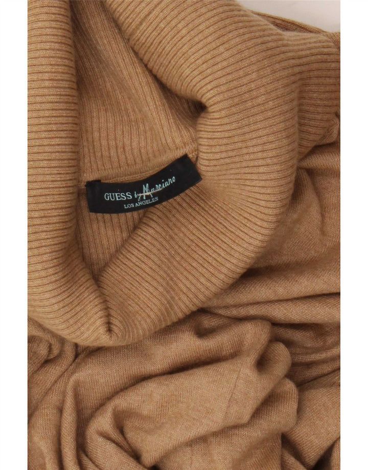 Guess By Marciano Damen-Pullover mit Rollkragen, UK 14, Mittelbraun