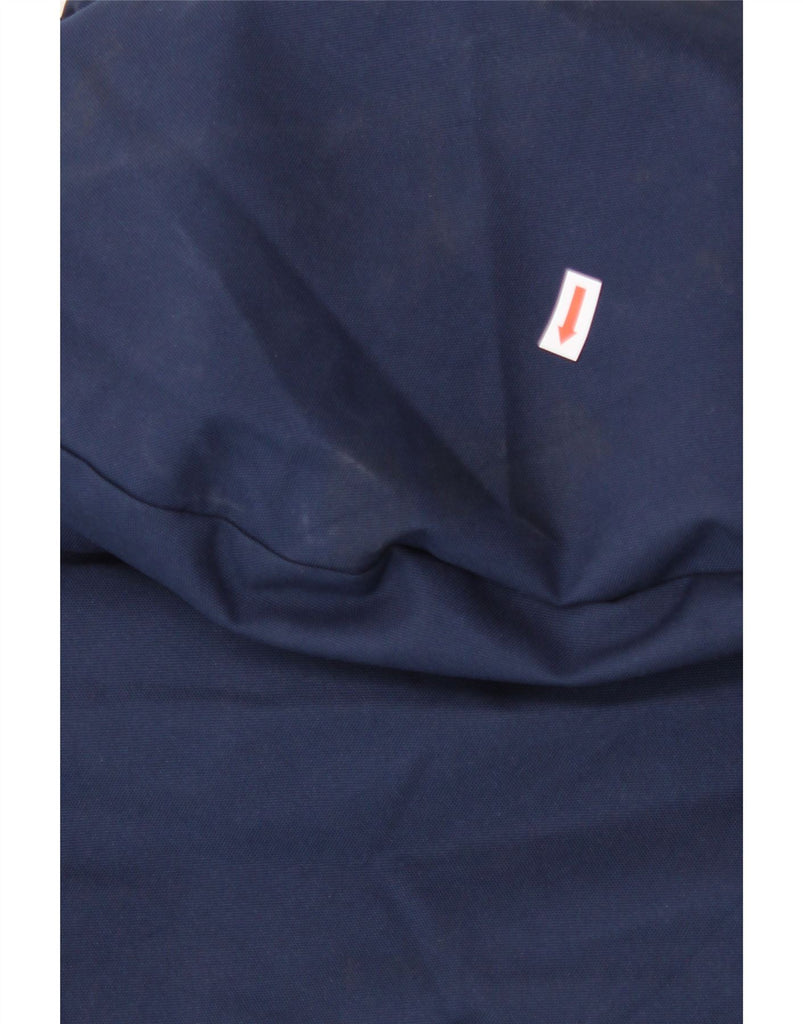 NIKE Mens Hooded Padded Jacket UK 42 XL Navy Blue Polyester Vintage Nike and Second-Hand Nike from Messina Hembry 