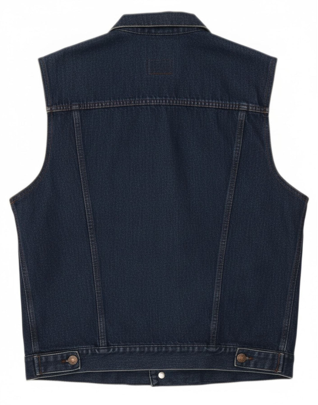Carrera Herren Jeansweste UK 40 Large Marineblau