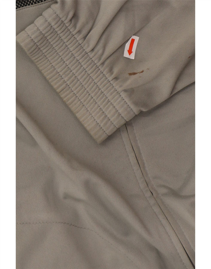 CHAMPION Mens Tracksuit Top Jacket Large Grey Polyester