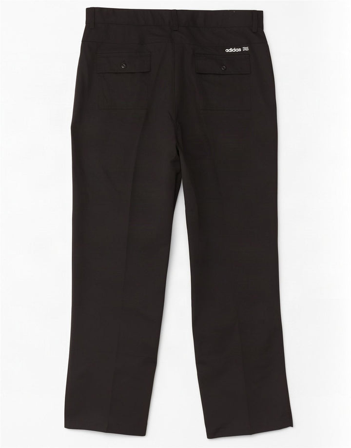 Adidas Herren Climalite Straight Chino Hose W36 L32 Schwarz Polyester