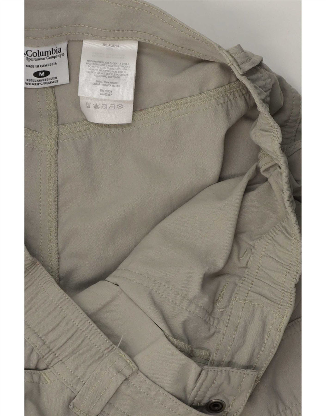Columbia Omni Dry Straight Cargo-Hose für Herren, Größe M, W32, L30, Grau