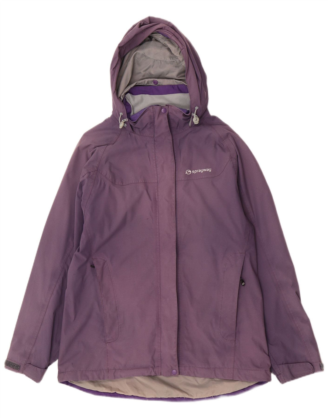 Sprayway wasserdichte Damenjacke mit Kapuze, UK 12, mittelviolett, Polyamid